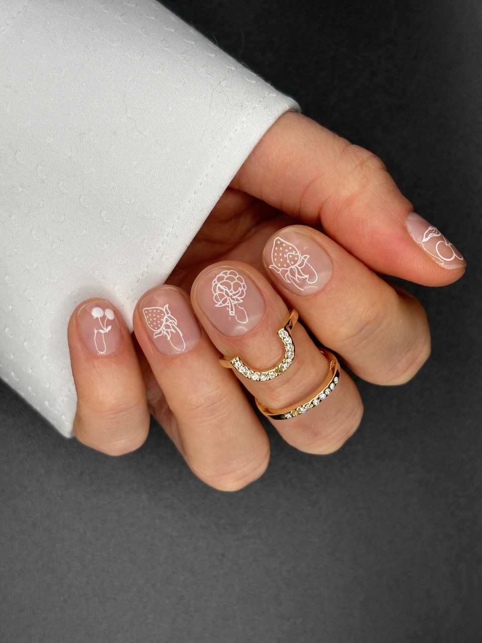 European-style manicure design example